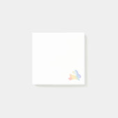 Niedliches Rainbow Bunny Rabbit Post-it Klebezettel (Vorderseite)