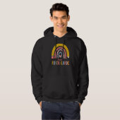 Niedliches Rainbow-Lehrerteam 5. Hoodie (Vorne ganz)