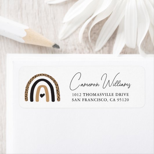 Niedliches Rainbow Leopard Muster (Insitu)