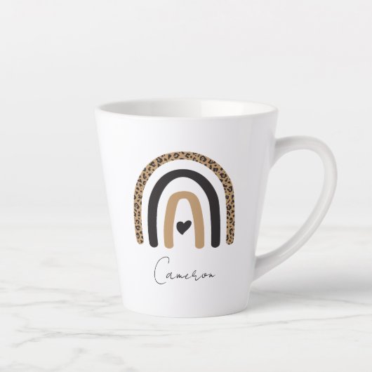 Niedliches Rainbow Leopard Muster Milchtasse (Rechts)