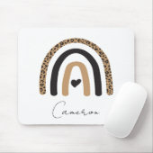Niedliches Rainbow Leopard Muster Mousepad (Mit Mouse)