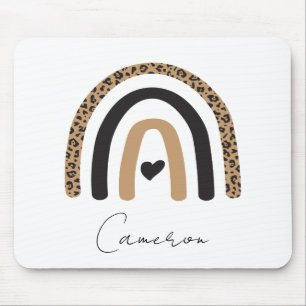 Niedliches Rainbow Leopard Muster Mousepad