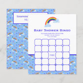 Niedliches Rainbow Sky Baby Shooting Bingo Game (Vorne/Hinten)