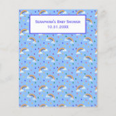 Niedliches Rainbow Sky Baby Shooting Bingo Game (Rückseite)