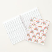 Niedliches Rainbow Sloth Kids-Kompositionsbuch Notizblock (Innenseite)