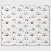 Niedliches Rainbow-, Stars- und Hörpapier Geschenkpapier (Flach)