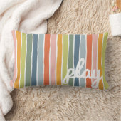 Niedliches Rainbow Stripteppich für Spielzimmer Lendenkissen (Decke)