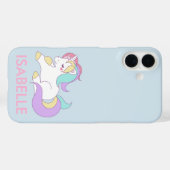 Niedliches Rainbow Unicorn Case-Mate iPhone Hülle (Rückseite (Horizontal))