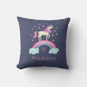 Niedliches Rainbow Unicorn Kissen