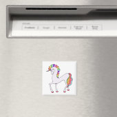 Niedliches Rainbow Unicorn Magnet (In Situ (Geschirrspüler))
