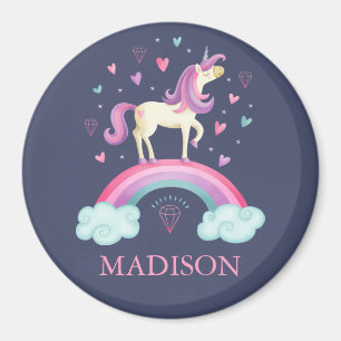Niedliches Rainbow Unicorn Magnet