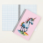 Niedliches Rainbow Unicorn Notizblock (Innen)