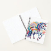 Niedliches Rainbow Unicorn Notizblock (Innenseite)