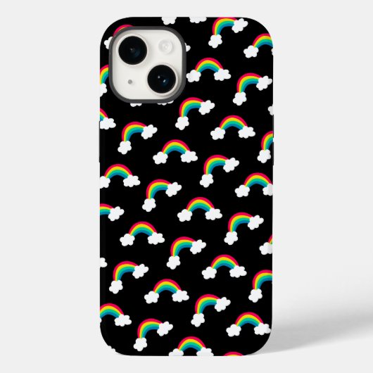 Niedliches Rainbows-Muster Bandana Case-Mate iPhone Hülle (Rückseite)