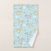 Niedliches Rainday Pattern Badetuch Set (Handtuch)