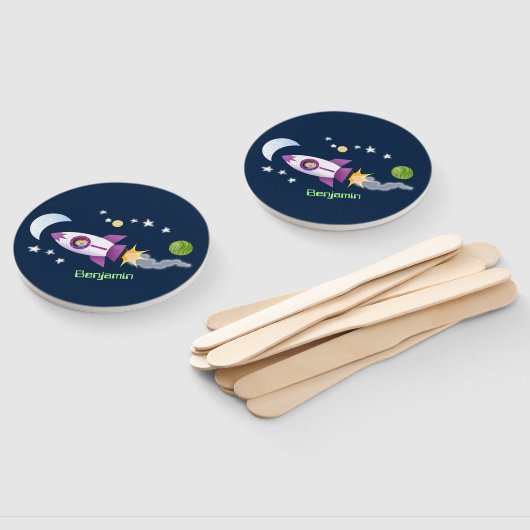 Niedliches Raketenschiff zur Darstellung des Carto Fächer (Non-assembled)