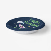 Niedliches Raketenschiff zur Darstellung des Carto Pappteller (Gewinkelt)