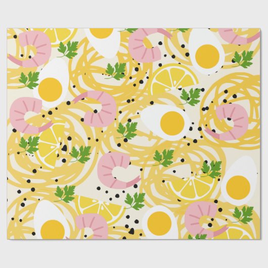 Niedliches Ramen Wrapping-Papier Geschenkpapier (Flach)