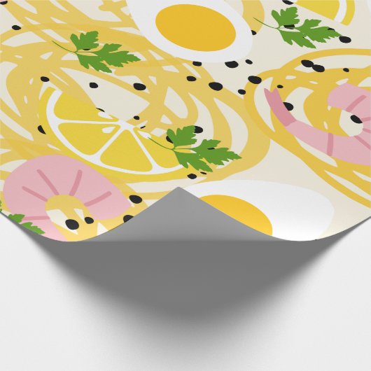 Niedliches Ramen Wrapping-Papier Geschenkpapier (Ecke)