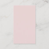 Niedliches Rasterprofillayout Visitenkarte (Rückseite)