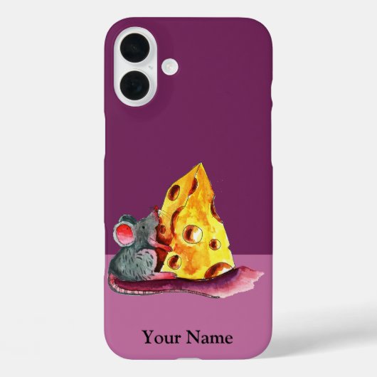 Niedliches Rattenessen Käse Fall iPhone Case-Mate iPhone Hülle (Rückseite)