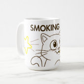 Niedliches Rauchen tötet sonniges Anti-Raucher-Des Kaffeetasse (Vorderseite Links)