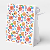 Niedliches Raummuster - Geschenktasche Geschenkschachtel (Rückseite)
