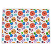 Niedliches Raummuster - Geschenktasche Große Geschenktüte (Vorderseite)