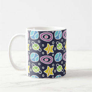 Niedliches Raummuster Kaffeetasse