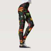 Niedliches Raummuster Leggings (Rechts)