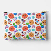 Niedliches Raummuster Makeurekorrektur-Beutel Zubehörtasche (Rückseite)