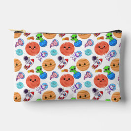 Niedliches Raummuster Makeurekorrektur-Beutel Zubehörtasche