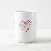 Niedliches Red Book and Reading Patches Kaffeetasse (Mittel)