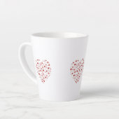 Niedliches Red Book and Reading Patches Milchtasse (Linke Ecke)