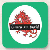 Niedliches Red Dragon Set von Untersetzer zu perso (Vorderseite)