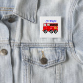 Niedliches Red Fire Motor Boys Button Abzeichen (Beispiel)