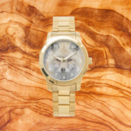 Niedliches Red Fox Wildlife Foto Armbanduhr