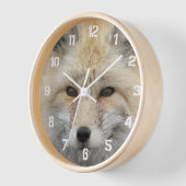 Niedliches Red Fox Wildlife Foto Uhr (Winkel)