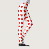 Niedliches Red Heart Design Leggings (Rechts)