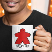 Niedliches Red Meeple Zeichne Board Game Cup Tasse