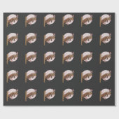 Niedliches Red Panda Nickerchen Lazy Sleeping Anim Geschenkpapier (Flach)