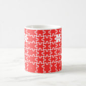 Niedliches Red Puzzle "I Liebe You" Kaffeetasse (Mittel)