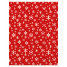 Niedliches Red Snowflake Muster Scrapbook Paper