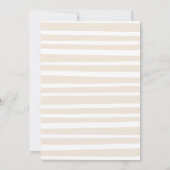 Niedliches Regenbogen Baby Dusche per Post Einladung (Rückseite)