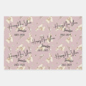 Niedliches Regenbogen Eukalyptus & Blätter Muster  (Vorderseite)