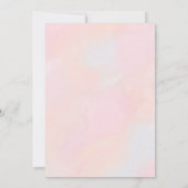 Niedliches Regenbogen Fairy Tale Einladung (Rückseite)