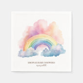 Niedliches Regenbogen Kinderdusche Serviette (Vorderseite)