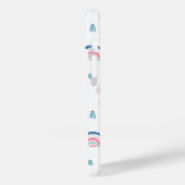 Niedliches Regenbogen- und Herzmuster Case-Mate iPhone Hülle (Rückseite / Links)