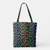 Niedliches Regenbogenbuch und Lesemuster Tasche (Rückseite)