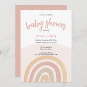 Niedliches Regenbogengeschlecht, neutrale Wasserfa Einladung (Vorne/Hinten)